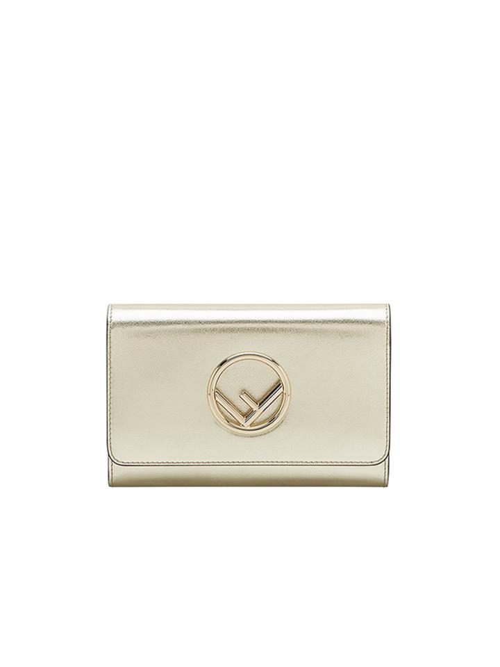 Fendi Wallet On Chain Mini Bag - Metallic