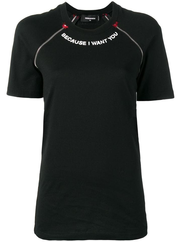 Dsquared2 Because I Want You T-shirt - Black