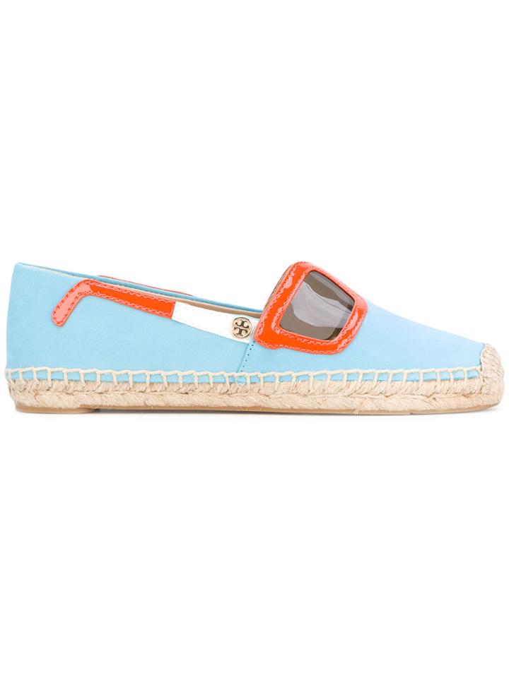 Tory Burch Sunglasses Detail Espradrilles - Blue