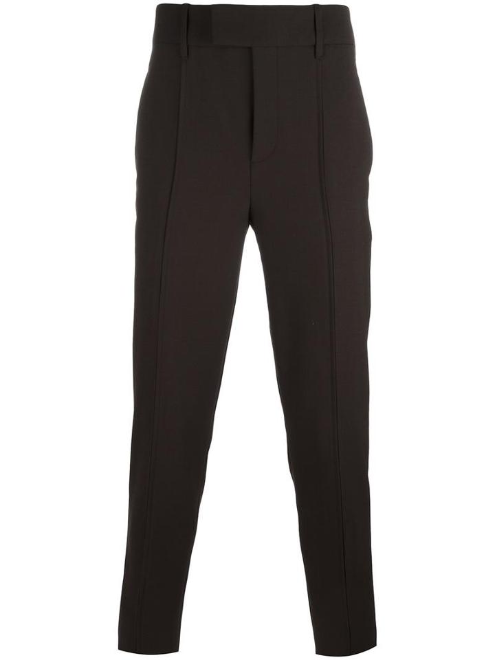Neil Barrett Regular Trousers, Men's, Size: 48, Brown, Viscose/polyester/cotton/silk