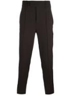 Neil Barrett Regular Trousers, Men's, Size: 48, Brown, Viscose/polyester/cotton/silk