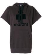 Isabel Marant Étoile Printed Logo Hoodie - Grey