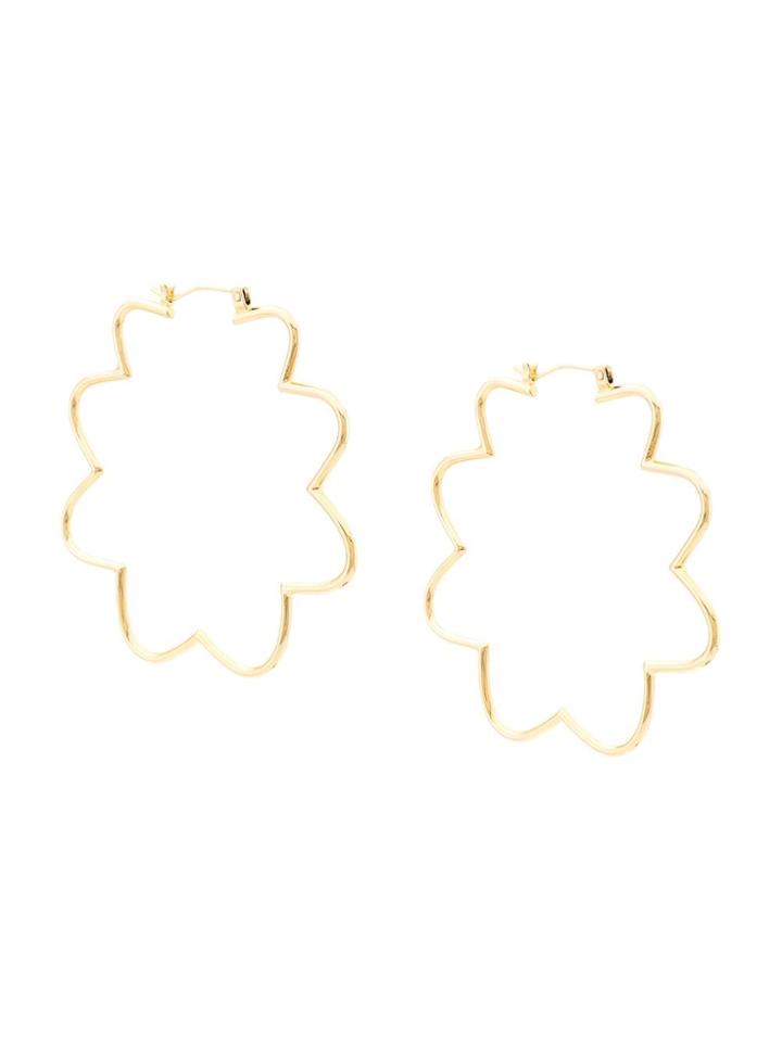 Rachel Comey Zinnia Hoop Earrings - Gold
