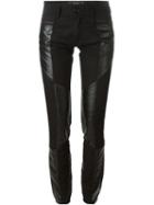 Unconditional Faux Leather Panel Jeans, Women's, Size: S, Black, Cotton/spandex/elastane/polyurethane