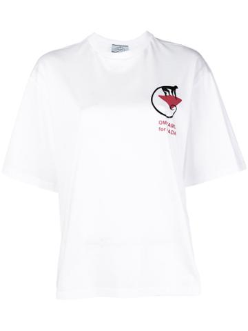 Prada Oma*amo For Prada Printed T-shirt - White