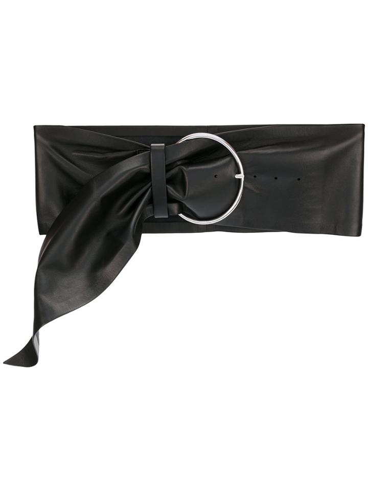 Iro Buckled Waist Belt - Black