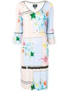 Cavalli Class Shift Floral Dress - Neutrals