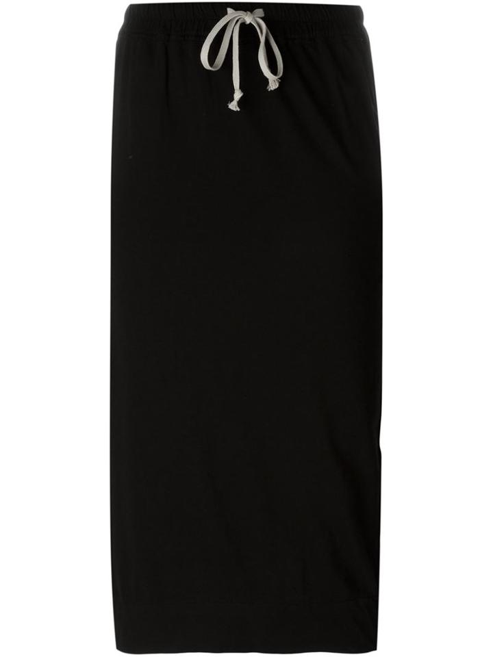 Rick Owens Drkshdw Drawstring Jersey Skirt