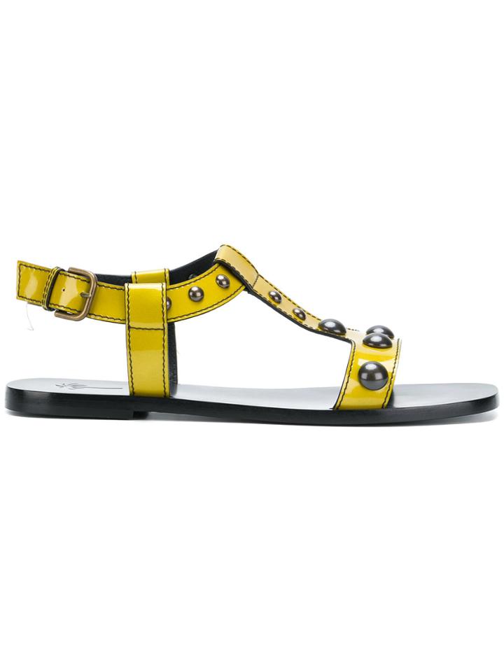 Tomas Maier Luna Sandal - Yellow & Orange