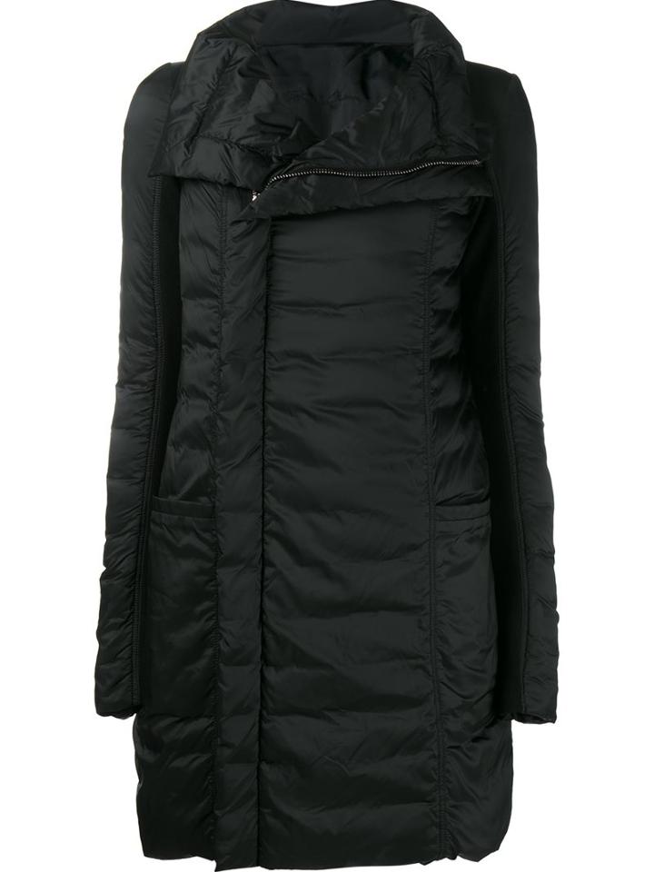 Rick Owens Padded Coat, Women's, Size: 46, Black, Cotton/polyamide/virgin Wool/goose Down