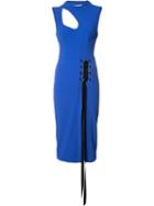 Billie Cutout Midi Dress - Women - Polyester/spandex/elastane - 12, White, Polyester/spandex/elastane, Rebecca Vallance