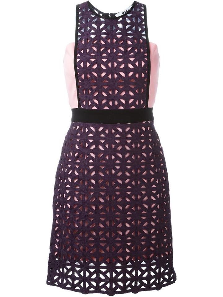 Msgm Layered Crochet Dress