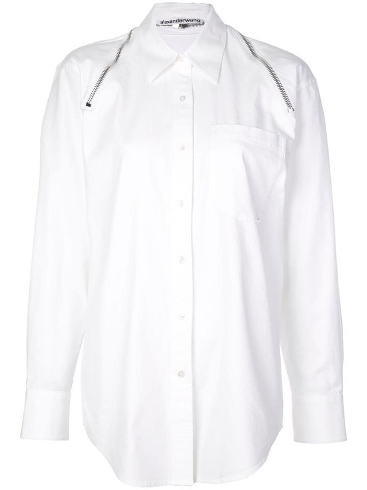 Alexander Wang Zip Detail Shirt - White