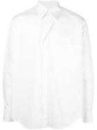 Yohji Yamamoto Front Pleats Shirt - White