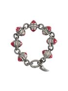 Eshvi Hematite Bracelet, Women's, Red