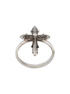 Emanuele Bicocchi Ornate Cross Ring - Metallic