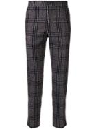 Dolce & Gabbana Plaid Tailored Trousers - Grey