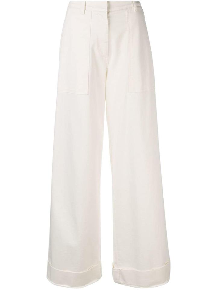 Fabiana Filippi Cargo Palazzo Pants - White