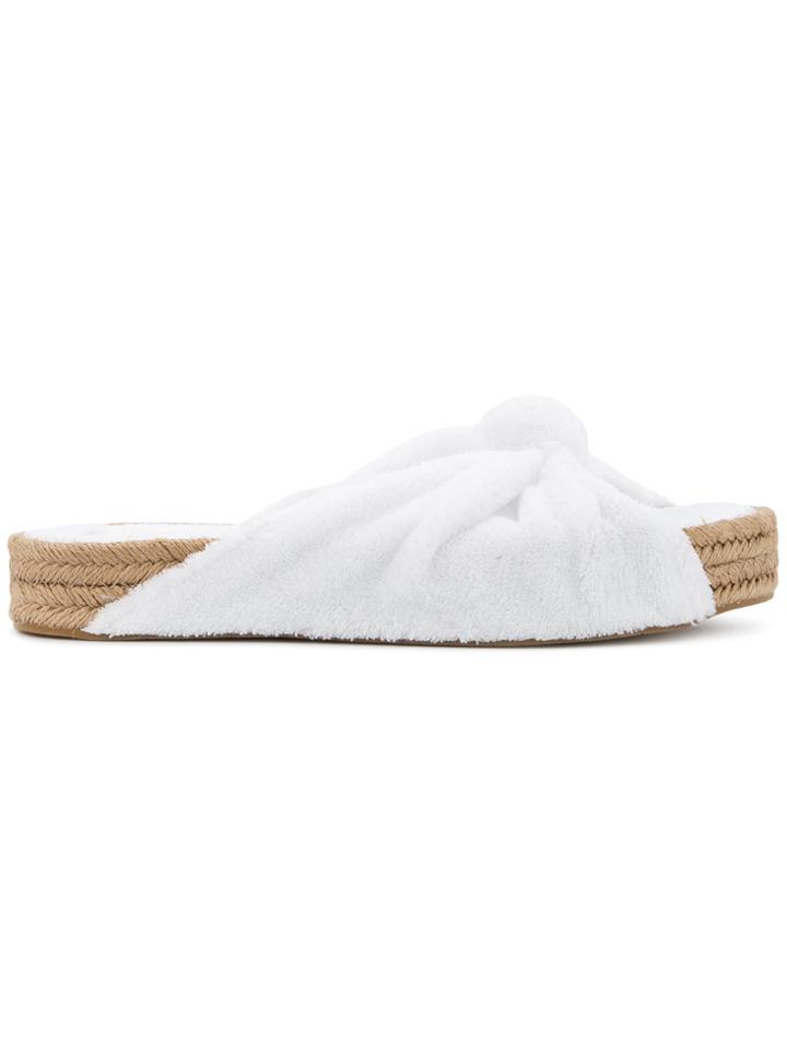 Mara & Mine Carmen Slide Espadrilles - White