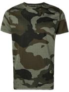 Karl Lagerfeld Camouflage Print T-shirt - Green