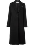 T By Alexander Wang Single Breasted Coat - Black