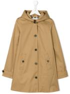 Burberry Kids Hooded Jacket - Nude & Neutrals