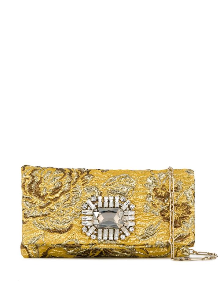 Jimmy Choo Titania Clutch - Gold