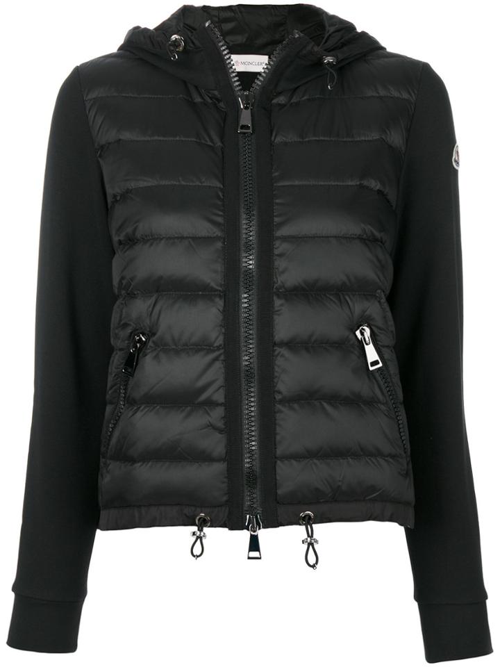 Moncler Hooded Padded Shell Jacket - Black