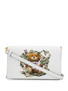 Moschino Cash Teddy Shoulder Bag - White