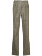 Giuliva Heritage Collection Classic Checked Trousers - Brown