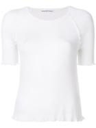 Alexander Wang Frill Hem T-shirt - White