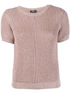 A.p.c. Textured Knit Sweater - Pink