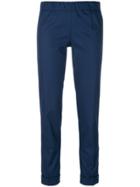 P.a.r.o.s.h. Striped Side Panel Straight Trousers - Blue