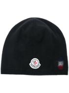 Moncler Logo Path Beanie - Black