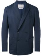 Casely-hayford Double Breasted Blazer - Blue