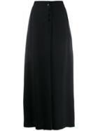 Giorgio Armani Vintage 1990's A-line Maxi Skirt - Black