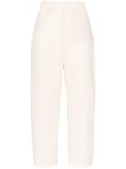 Toteme Novara Linen Tapered Leg Trousers - Neutrals