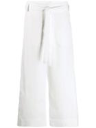 Nehera Porri Poplin Wide-leg Trousers - White