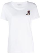 Sandro Paris Embroidered T-shirt - White