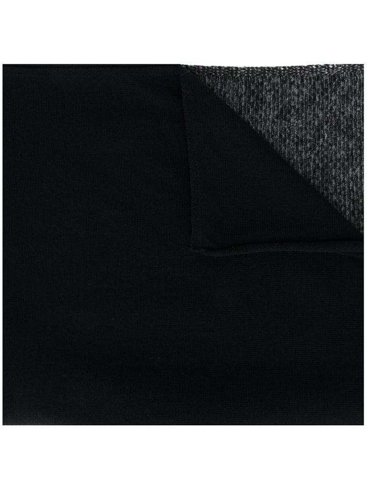 Stephan Schneider Striped Scarf, Men's, Grey, Polyester/wool/alpaca