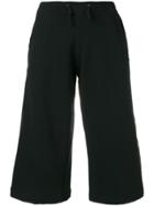 As65 Oversized Cropped Track Pants - Black