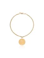 Shay Yellow Gold Coin Diamond Bracelet - Metallic
