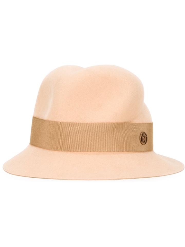 Maison Michel Domed Crown Fedora