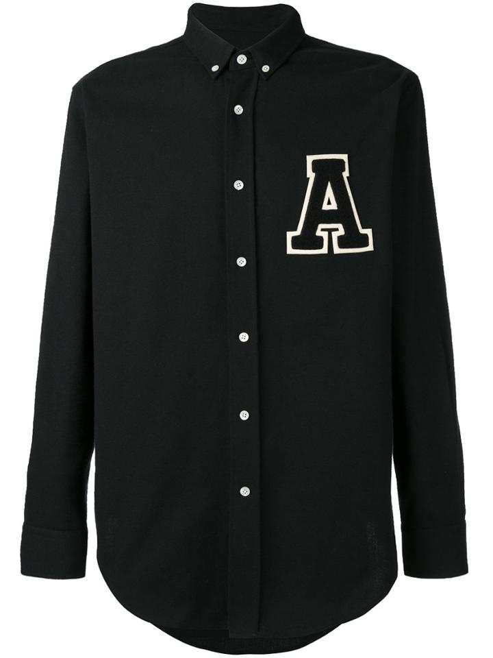 Ami Alexandre Mattiussi 'a' Patch Shirt - Black