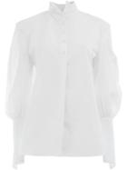 Aganovich Fitted Sleeves Shirt - White