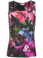 Isolda - Floral Print Top - Women - Silk/viscose - 42, Black, Silk/viscose
