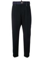 Dsquared2 Contrast Waistband Trousers - Black