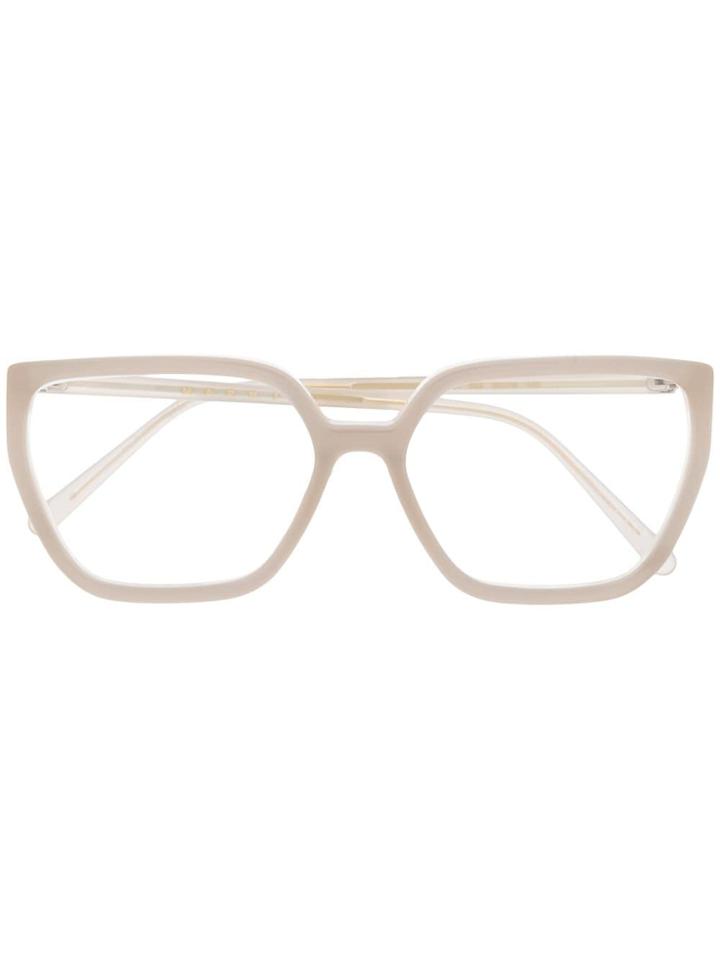 Marni Eyewear Oversized Frame Glasses - Grey