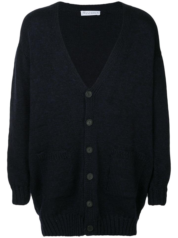 Jw Anderson Swan Cardigan - Blue