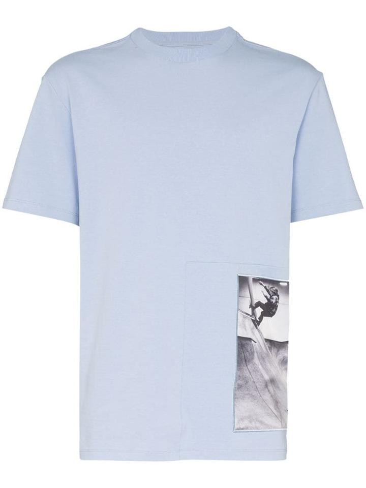 Tony Hawk Signature Line X Corbijn Printed Patch T-shirt - Blue